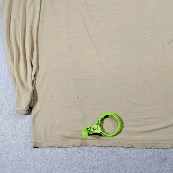 Tyndale FR HRC1 NFPA 2112 Mens 2XL Tan Long Sleeve Work Baselayer Shirt - Picture 5 of 8